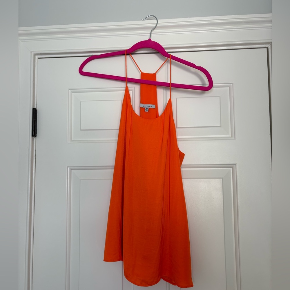 Naked Zebra Orange Tank Top